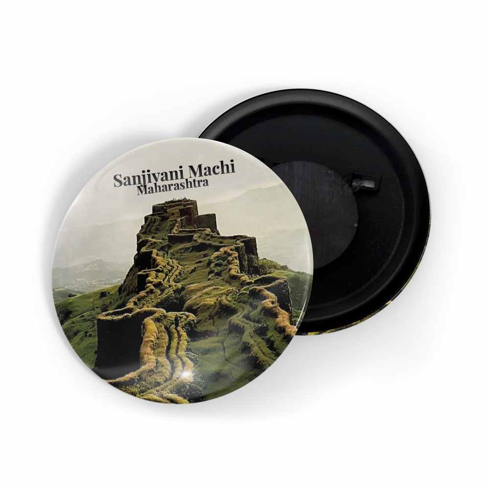 dhcrafts Fridge Magnet Multicolor Maharastra Sanjiyani Machi Glossy Finish Design Pack of 1